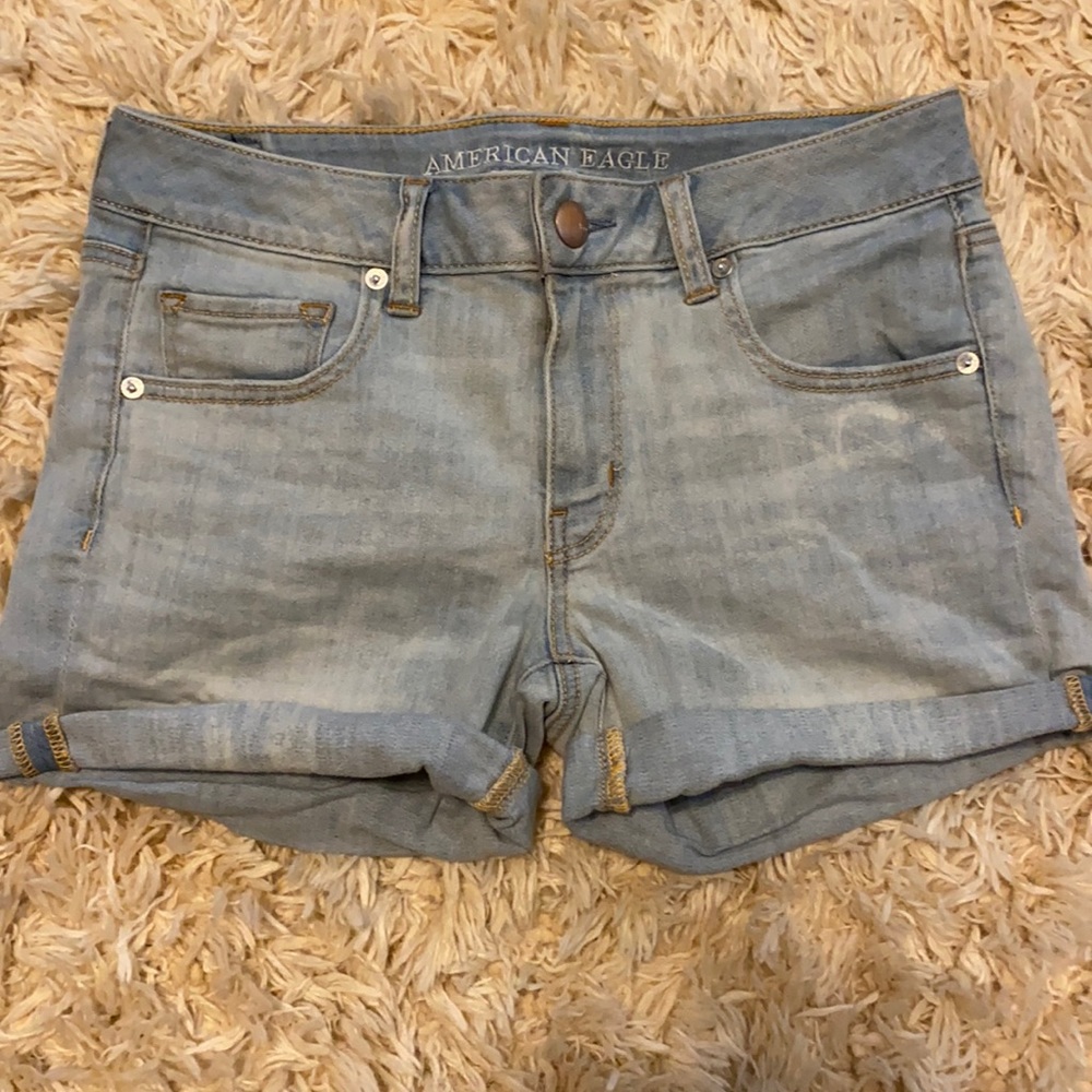 AE SUPER STRETCH LIGHTWASH SHORTS